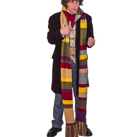 Doctor Who Scarf Season 18 - Official BBC Fourth Doctor Burgundy Scarf ...