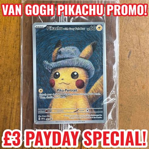 VAN GOGH PIKACHU PROMO CARD! IN HAND DIRECT FROM AMSTERDAM! - Collector Comps