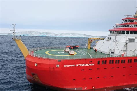 RRS Sir David Attenborough Encounters World's Largest Iceberg