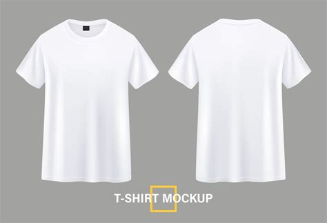 T-shirt mockup front and back illustrations 6317136 Vector Art at Vecteezy