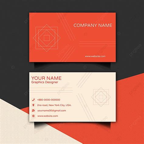 Minimalist Business Card Template Template Download on Pngtree