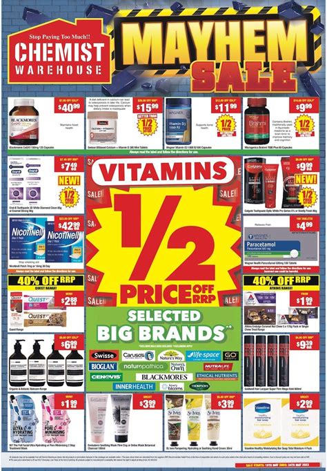 Chemist Warehouse Catalogue Mayhem 2023 - Catalogue AU