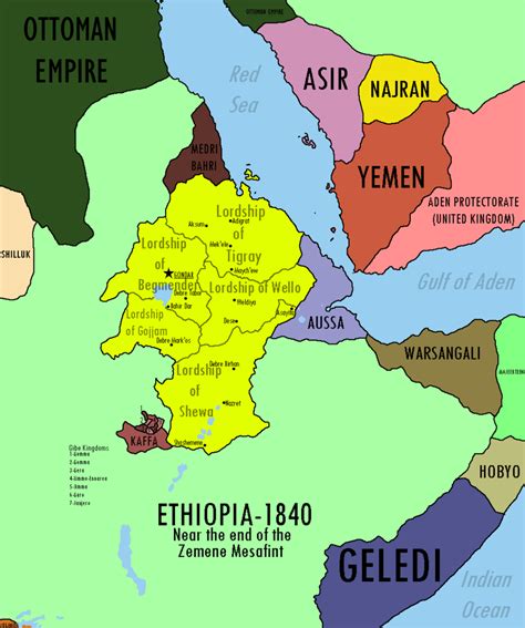 Ethiopia 1840 by Robo-Diglet | Mapa historico, Mapas, Etiopía