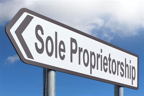 Sole Proprietorship - Highway Sign image