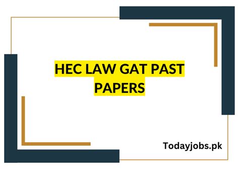 LAW GAT Past Papers 2024 Test Preparation - Today Jobs