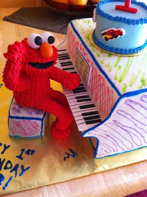 elmo cake 1 | Elmo's world piano cake | sweethang22080 | Flickr