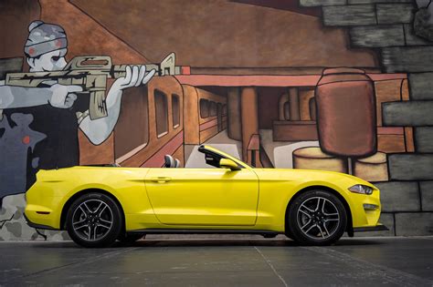 Rent Ford Mustang Convertible Yellow in Dubai - Convertible - Octane ...