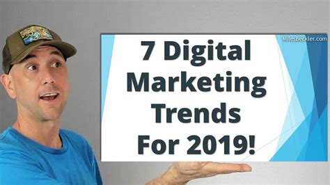 7 Digital Marketing Trends For 2019 - Your Chance To Stay Ahead Of Your Competition - YouTube