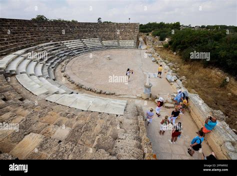 June 7, 2022, Famagusta, Cyprus: The Roman theatre of Salamis was built during the reign of ...