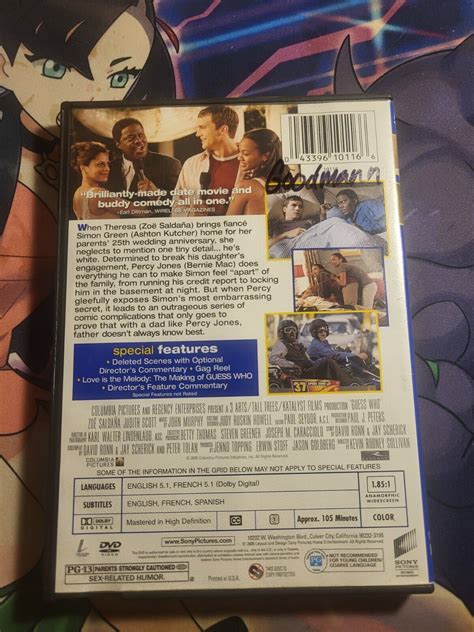 Guess Who (DVD, 2005) Bernie Mac Ashton Kutcher Zoe Saldana 43396101135 | eBay