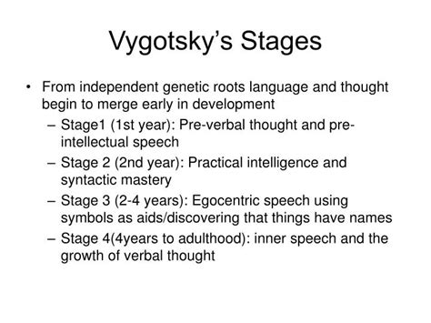 Lev Vygotsky Stages Of Development | Images and Photos finder