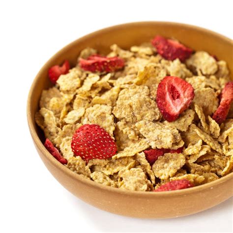 Breakfast Cereal with Dried Fruits Stock Photo - Image of fruit, grain ...