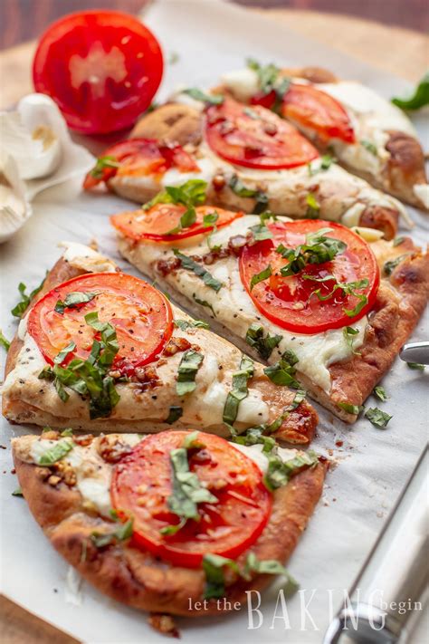 15-Minute Easy Margherita Flatbread Pizza - Let the Baking Begin!