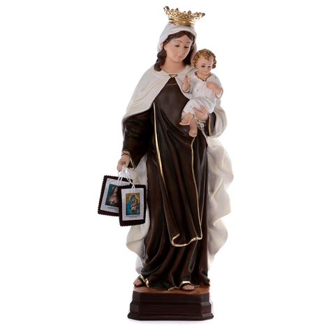 Our Lady of Mount Carmel statue in resin 70 cm | online sales on ...