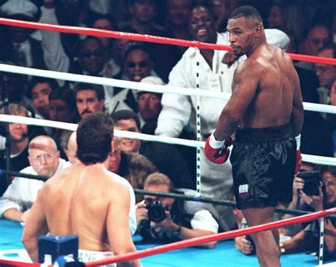 Mike Tyson and Peter McNeeley had an iconic staredown, their fight made ...