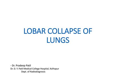 lobar collapse xray.pptx