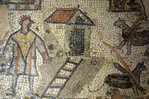 The Gallus Mosaic - Brading Roman Villa