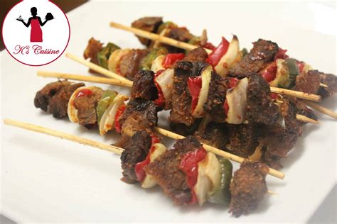 Beef on Skewers (Beef Kebab) – K's Cuisine