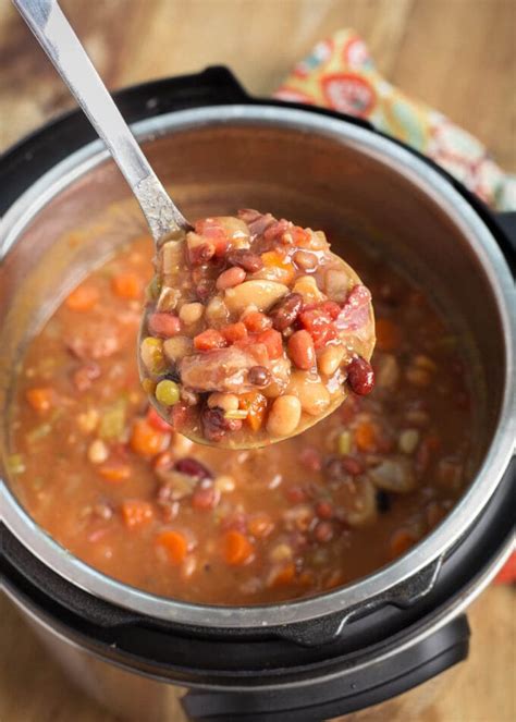 Instant Pot 15 Bean Soup - Simply Happy Foodie