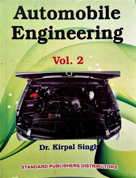 Automobile Engineering Vol.2 – Standard Publications