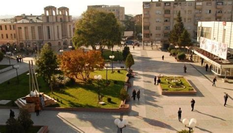 Kumanovo Central Square in Macedonia