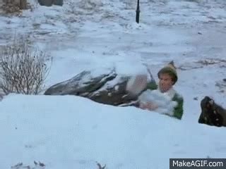 Shock and Awe - ELF snowball fight on Make a GIF