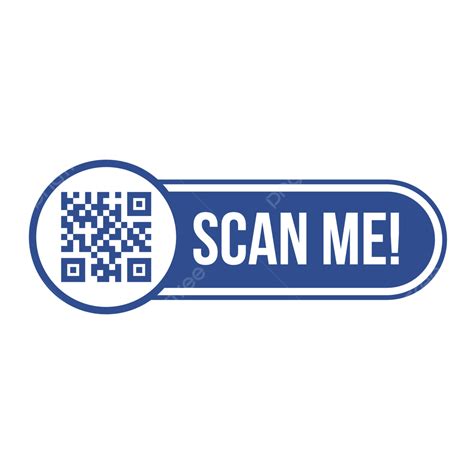 Qr Code Scan Me Label Tag Icon For Mobile App Transparent Background Qr Scan Qr Code Png And ...