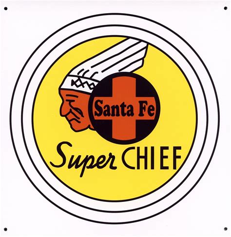 Metal Sign - Santa Fe Super Chief – Train Stuff