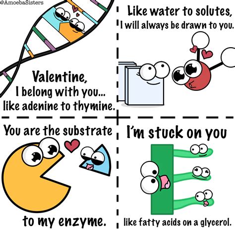 Forgot Valentine's day cards? We've got you covered. | Memes de biología, Chistes de biología ...