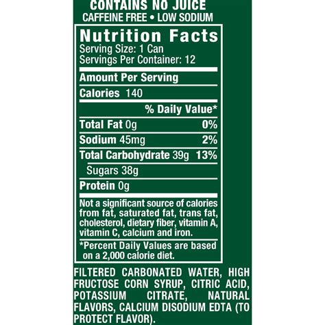 Sprite Bottle Nutrition Facts - Nutrition Ftempo