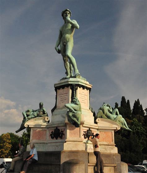 Firenze Piazzale Michelangelo with a Bronze Statue of Davi… | Flickr