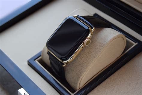 24k-gold-apple-watch-7-black-glossy-crocodile - 24k gold apple watch 7 ...