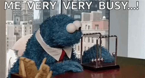 Cookie Monster Very Busy GIF - Cookie Monster Very Busy Pendulum - Discover & Share GIFs