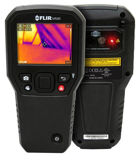 FLIR, Digital, TFT LCD, Thermal Imaging Moisture Meter - 61VG87|MR265 ...