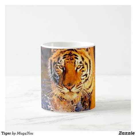 Tiger Coffee Mug | Zazzle | Save the tiger, Tiger blanket, Mugs