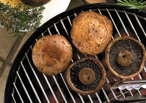 Grilled Portabella Caps Stuffed with Herb Cheese | Fareway