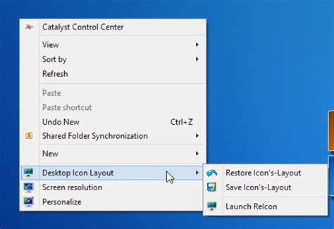 ReIcon: Portable App To Save/Restore Windows Desktop Icon Layouts