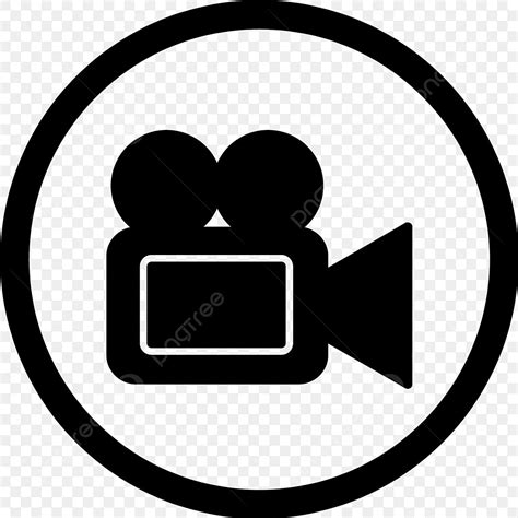 Video Camera Silhouette Vector PNG, Vector Video Camera Icon, Camera Icons, Video Icons, Video ...