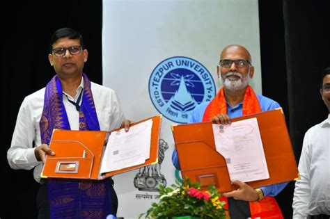 Tezpur University on LinkedIn: Tezpur University Signs Pact For Improving Eco, Agri, Edu Sectors ...