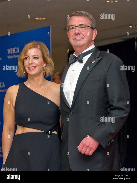 United States Secretary of Defense Ashton Carter and his wife ...