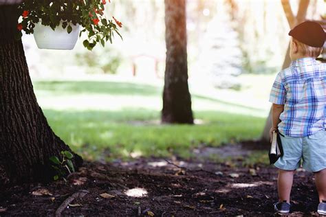 Free picture: boy, book, hat, plaid shirt, wood, garden, flower, grass