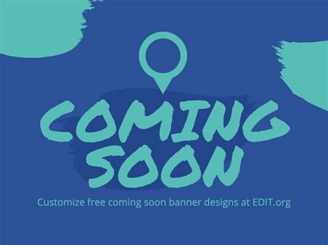 Free Coming Soon Banner Templates