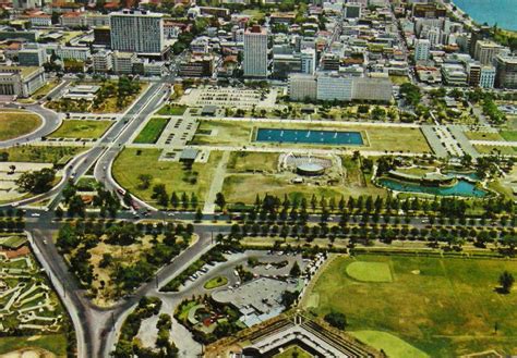 Aerial View of Rizal Park, Manila, Philippines 1960s | Caloocan, Manila ...