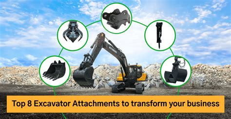 8 Game-Changing Excavator Attachments: Unleash Potential