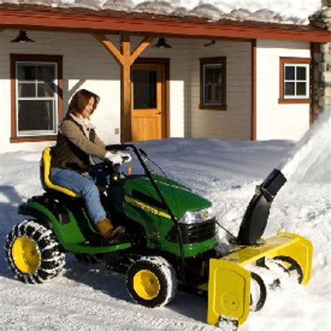 John Deere Lawn Tractor Snow Blower at Garden Equipment