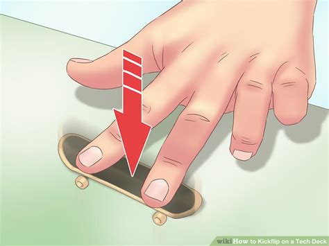 How to Kickflip on a Tech Deck: 12 Steps (with Pictures) - wikiHow