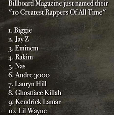 Billboard Names The 10 Best Rappers of All Time And They Almost Got It Right | Soul In Stereo