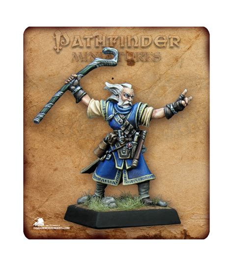 Pathfinder Miniatures: Ezren, Iconic Male Human Wizard - Dark Horse Hobbies