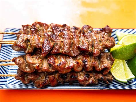 Moo Ping (Thai-Style Grilled Pork Skewers) Recipe