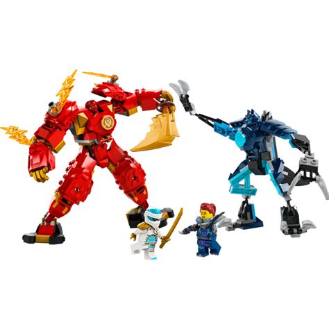 LEGO Kai's Elemental Fire Mech Set 71808 | Brick Owl - LEGO Marketplace